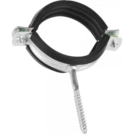 ЗУБР. Хомут трубный оцинкованный, с шурупом, 2&quot;, 1шт 37854-58-63-1 купить в Уфе