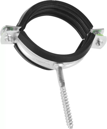 ЗУБР. Хомут трубный оцинкованный, с шурупом, 2&quot;, 1шт 37854-58-63-1 купить в Уфе