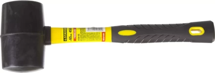 Киянка STAYER &quot;PROFESSIONAL&quot; резиновая ЧЕРНАЯ, с фиберглассовой ручкой 2054-65 купить в Уфе