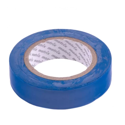 Изолента ПВХ 15 мм х 10 м синяя 150 мкм Matrix 88770 купить в Уфе