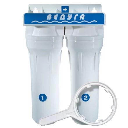 Колба фильтра ВЕДУГА 10 3/4 белая двойная 69384 купить в Уфе