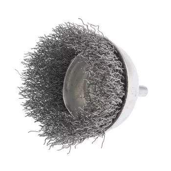 Щетка для дрели 75 мм &quot;чашка&quot; со шпилькой витая проволока  СИБРТЕХ 744787 купить в Уфе