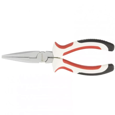 Длинногубцы White Nickel 180 мм прямые никелированные трехкомпонентные рукоятки MATRIX 17189 купить в Уфе