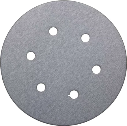 Круг шлифовальный URAGAN &quot;Универсальный с покрытием стеарата цинка&quot; на липучке, 6 отверстий, P180, 150мм, 5шт 907-43113-180-05 купить в Уфе