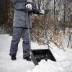 Движок для уборки снега пластиковый Сибртех, 570 х 470 х 1300 мм, стальная рукоятка, Россия, 615925 купить в Уфе