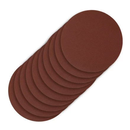 Круг абразивный на ворсовой подложке под &quot;липучку&quot;, P 600, 125 мм, 10 шт Сибртех 738767 купить в Уфе