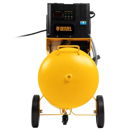 Компрессор безмасляный, малошумный Denzel DLS 3300/100, 3300 Вт,3x1100, 100 л, 570 л/мин ,блок управления купить в Уфе