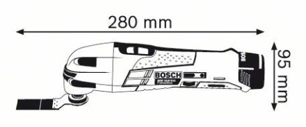 Резак универсальный BOSCH GOP 10,8 V-Li аккумуляторный купить в Уфе