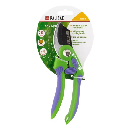 Секатор с наковальней Palisad 604868, регулировка захвата купить в Уфе