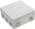 Коробка распределительная СВЕТОЗАР для наружного монтажа, макс. напряжение 400В, IP 54, 8 вводов, 125х125х50мм SV-54959 купить в Уфе