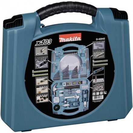 Универсальный набор Makita D-42042, 103 шт, в кейсе купить в Уфе