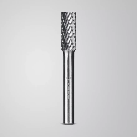 Зубр Твердосплавная борфреза B - цилиндр с торцевыми зубьями, 8 х 20 мм (28801-8-20) купить в Уфе