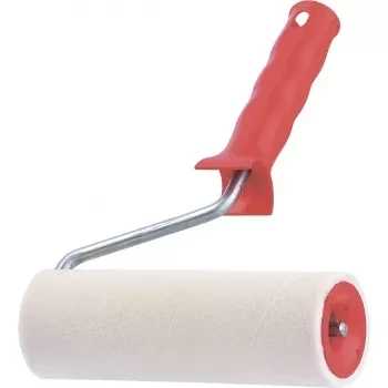 Валик  &quot;ВЕЛЮР&quot;, с ручкой 8мм, 250 мм, ворс  4 мм, D - 48 мм, D ручки - 8 мм, шерсть  MATRIX 80779 купить в Уфе