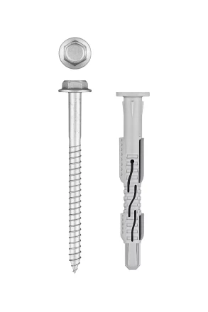 ЗУБР ФД-Ц 10x 100 мм, фасадный дюбель, нейлон/цинк, 50 шт (301455-100) купить в Уфе