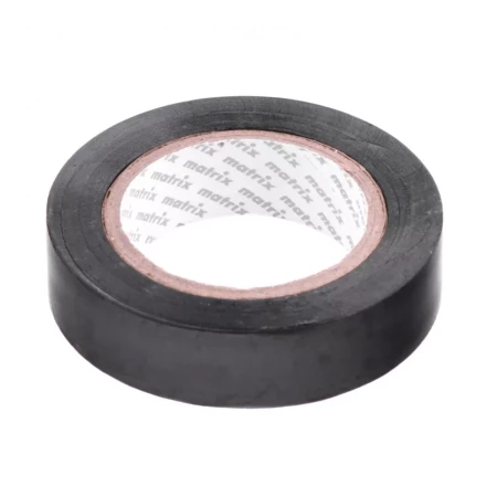 Изолента ПВХ 15 мм х 10 м черная 150 мкм Matrix 88771 купить в Уфе