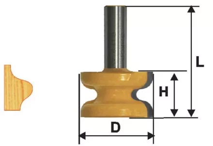 Фреза кромочная фигурная ф413х254мм хв 12мм 10579 купить в Уфе