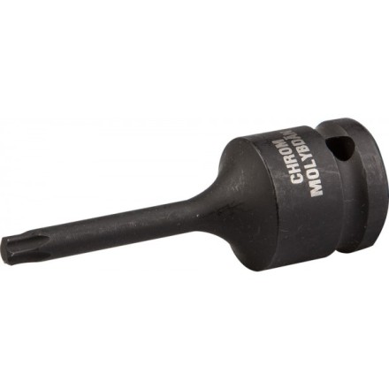 Торцовая головка KRAFTOOL &quot;INDUSTRIE QUALITAT&quot; ударная (1/2&quot;), TORX, Cr-Mo, фосфатированная, T40 27952-40_z01 купить в Уфе