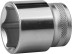 Торцовая головка KRAFTOOL &quot;INDUSTRIE QUALITAT&quot;, Cr-V, FLANK, хромосатинированная, 1/2&quot;, 28 мм 27805-28_z01 купить в Уфе