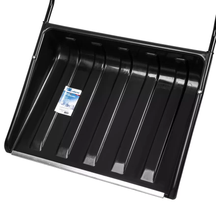 Движок для уборки снега пластиковый, 700х550х1470 мм, стальная рукоятка, Сибртех 61643 купить в Уфе