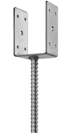 ЗУБР ОС-U, 81 x 120 x 60 мм, U-образное основание столба (310286-080) купить в Уфе