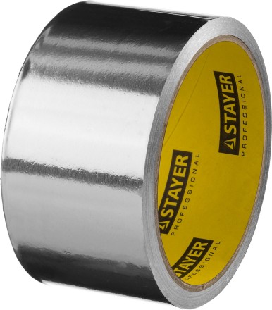 Алюминиевая лента, STAYER Professional 12268-50-10, до 120°С, 50мкм, 50мм х 10м 12268-50-10 купить в Уфе