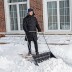 Движок для уборки снега пластиковый Сибртех, 695 х 540 х 1460 мм, стальная рукоятка, Россия 615935 купить в Уфе