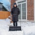 Движок для уборки снега пластиковый Сибртех, 695 х 540 х 1460 мм, стальная рукоятка, Россия 615935 купить в Уфе