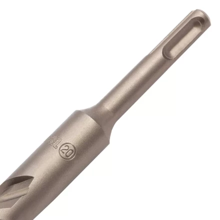 Бур по бетону, двойная спираль Denzel, 20 x 460 мм, три пылеотводящие кромки, 705049 купить в Уфе