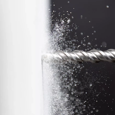 Бур по бетону, двойная спираль Denzel, 20 x 460 мм, три пылеотводящие кромки, 705049 купить в Уфе