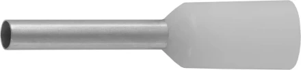 Наконечник СВЕТОЗАР штыревой, изолированный, для многожильного кабеля, белый, 0,75 мм2, 25шт 49400-07 купить в Уфе