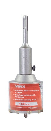 Коронка SDS+ ф68 мм по кирпичу в сборе VMX 511047 купить в Уфе