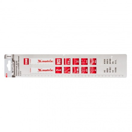 Полотна по дереву для сабельной пилы S1344D 275/4,3мм HCS 2 штуки  PRO Matrix 782011 купить в Уфе