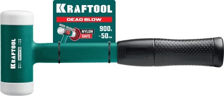Безынерционный молоток KRAFTOOL DEAD BLOW с бойками из полиамида 2078-50 купить в Уфе