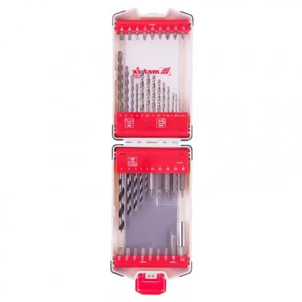 Набор сверл комбинированный сверла по металлу 1-6 мм бетону 4-8 мм дереву 3-8 мм биты 22 шт адаптер 44 предмета Pro Matrix 725644 купить в Уфе