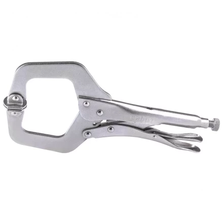 Зажим ручной увеличенный захват подвижные губки 270 мм Сибртех 18426 купить в Уфе