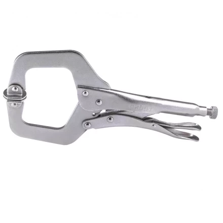 Зажим ручной увеличенный захват подвижные губки 270 мм Сибртех 18426 купить в Уфе