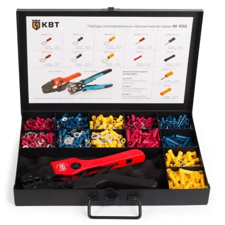 Набор изолированных наконечников М-950-1 КВТ купить в Уфе