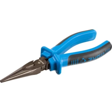 Тонкогубцы ЗУБР эксцентриковое расположение шарнира, особостойкое спец. покрытие Н12Х1 (никель/хром), двухкомпонентные рукоятки, 160мм 2201-3-16_z01 купить в Уфе