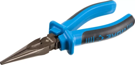 Тонкогубцы ЗУБР эксцентриковое расположение шарнира, особостойкое спец. покрытие Н12Х1 (никель/хром), двухкомпонентные рукоятки, 160мм 2201-3-16_z01 купить в Уфе