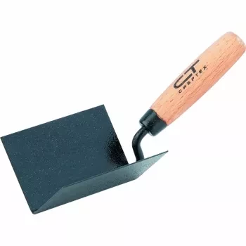 Кельма угловая, 110 х 75 х 75 мм, стальная, для внутренних углов, буковая ручка  СИБРТЕХ 86309 купить в Уфе