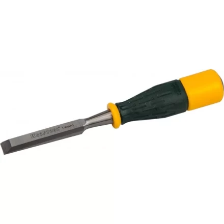 Стамеска KRAFTOOL &quot;EXPERT&quot; упрочненное полотно, ударочпрочная двухкомп ручка, стальной затыльник для ударных работ,14мм 1815-14_z01 купить в Уфе