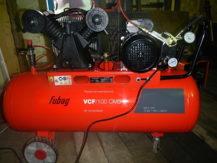 Компрессор масляный поршневой ременной VCF/100 CM3 FUBAG купить в Уфе