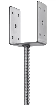 ЗУБР ОС-U, 91 x 120 x 60 мм, U-образное основание столба (310286-090) купить в Уфе