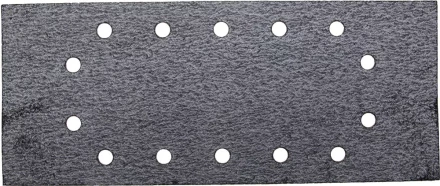 Лист шлиф. универсал. URAGAN с покрытием стеарата цинка, 14 отверстий по кругу, для ПШМ, P60, 115х280мм, 50шт 907-23104-060-50 купить в Уфе