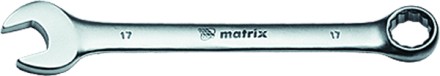 Ключ комбинированный 6 мм CrV матовый хром MATRIX 15102 купить в Уфе