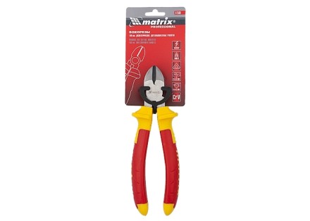 Бокорезы  Insulated 180мм двухкомпонентные рукоятки MATRIX PROFESSIONAL 17508 купить в Уфе