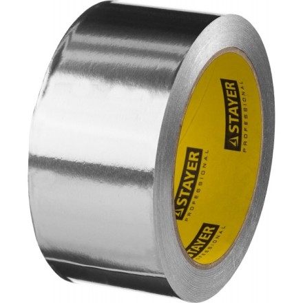 Алюминиевая лента, STAYER Professional 12268-50-25, до 120°С, 50мкм, 50мм х 25м 12268-50-25 купить в Уфе