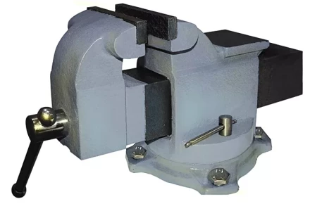 Тиски  слесарные поворотные 125мм с наковальней 20085 купить в Уфе