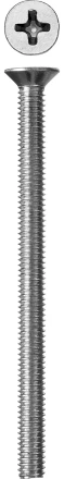 Винт ЗУБР &quot;МАСТЕР&quot; DIN 965, класс прочности 4.8, оцинкованный, M4x55мм, 5кг 303110-04-055 купить в Уфе