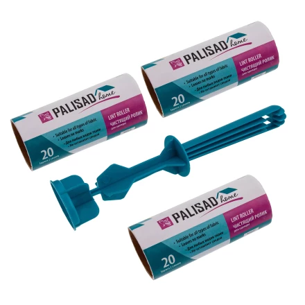 Набор: чистящий ролик для одежды с двумя сменными блоками, 20 слоев, Home Palisad 931055 купить в Уфе